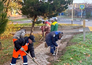 В Темрюке проводятся работы по благоустройству и наведению санитарного порядка
